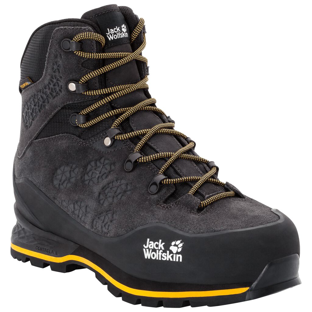 Jack Wolfskin WILDERNESS XT TEXAPORE MID Férfi Túrabakancs Fekete - CKFMYE-142